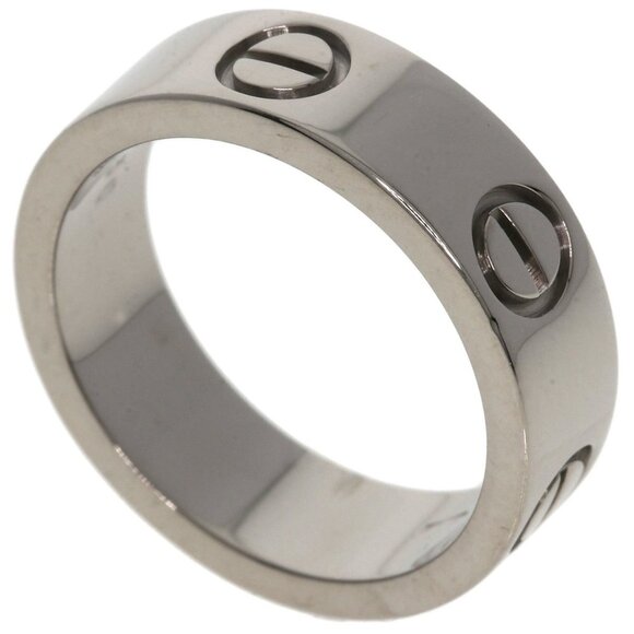 CARTIER 18k White Love Ring #50 - Picture 1 of 10